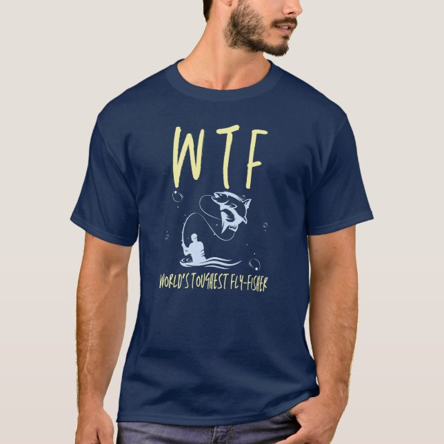Camiseta A pesca de aposentadoria mais pescada do mundo com (Frente)