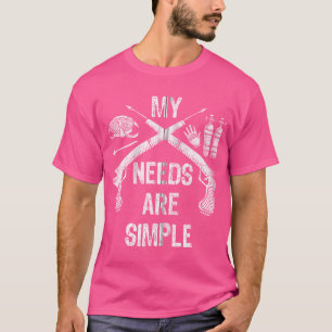 Camiseta A Pesca De Arrasto Que Minhas Necessidades São Pei