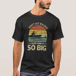 Camiseta A pesca de barcos antigos não fica com ciúmes porq