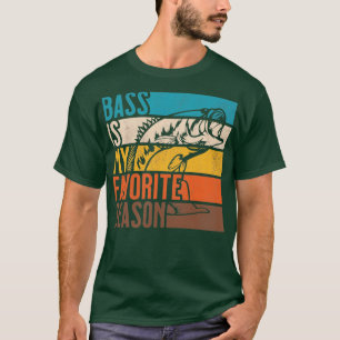 Camiseta A Pesca De Bassas Vintage Com Distância É O Meu Ma