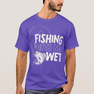 Camiseta A Pesca De Mens Torna-Me Pescador Molhado 2559