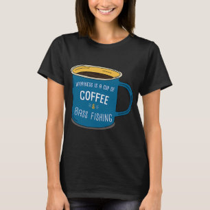 Camiseta A pesca de robalo & café é felicidade