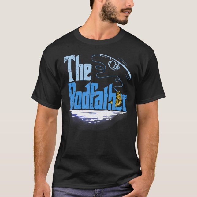 Camiseta A Pesca De Roddad Para O Pescador (Frente)