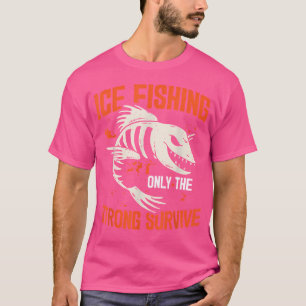 Camiseta A Pesca Do Gelo Apenas Sobrevive À Pesca Do Gelo