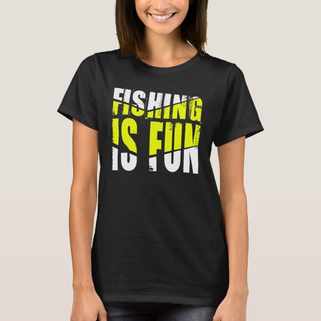 Camiseta A Pesca É Divertida (Frente)