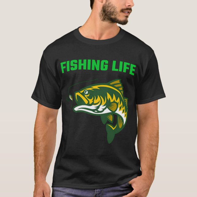 Camiseta A Pesca É Meu Cárdio (Frente)