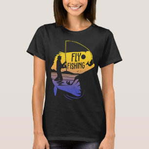 Camiseta A Pesca É Meu Hobby Design De Silhueta De Pôr Do S