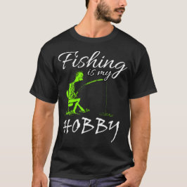 Camiseta a pesca é meu passatempo