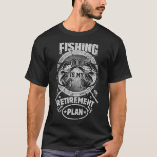 Camiseta A Pesca É Meu Plano de Aposentadoria