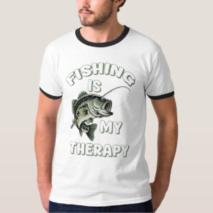 Camiseta A Pesca É Minha Terapia