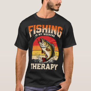 Camiseta A Pesca É Minha Terapia De Fim De Semana