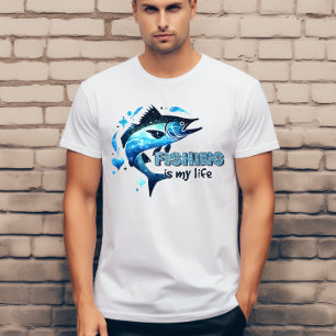 Camiseta A pesca é minha vida 