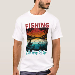 Camiseta A Pesca É O Modo De Vida