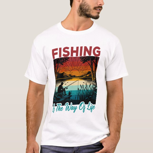 Camiseta A Pesca É O Modo De Vida (Frente)