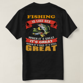 CAMISETA A PESCA É ÓTIMA