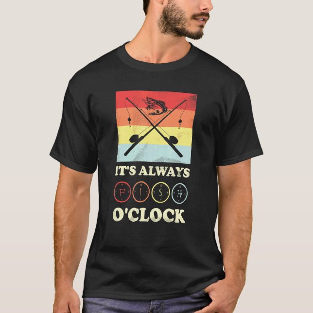 Camiseta A Pesca É Sempre Hora Da Pesca (Frente)
