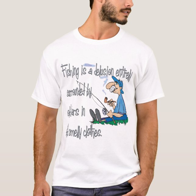 Camiseta A pesca é uma ilusão (Frente)