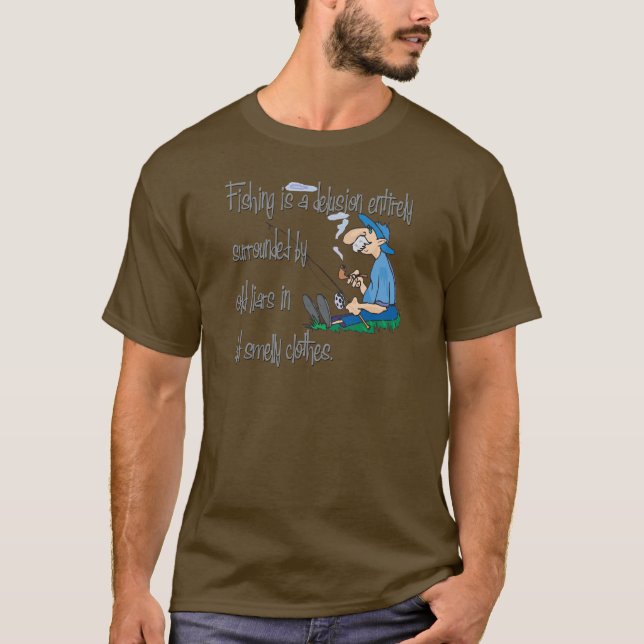 Camiseta A pesca é uma ilusão (Frente)