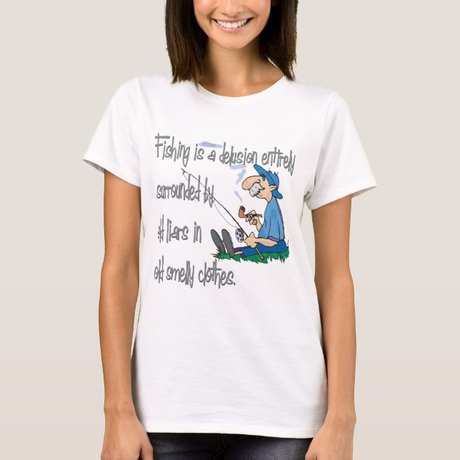 Camiseta A pesca é uma ilusão (Frente)