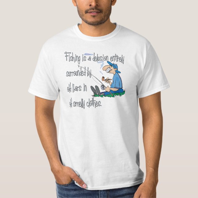 Camiseta A pesca é uma ilusão (Frente)