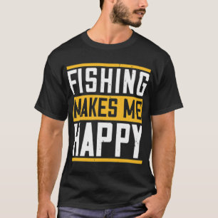 Camiseta A pesca me faz feliz