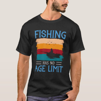 Camiseta A pesca não tem limite de idade
