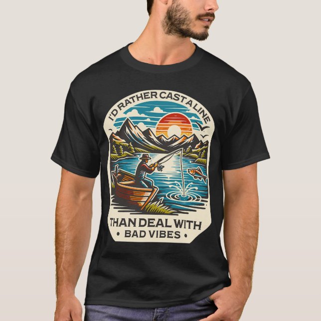Camiseta A Pesca Resolve A Maioria Dos Meus Problemas A Caç (Frente)