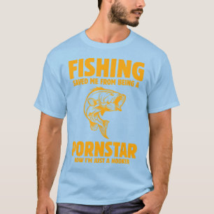 Camiseta A Pesca Salvou-Me De Ser Uma Pesca