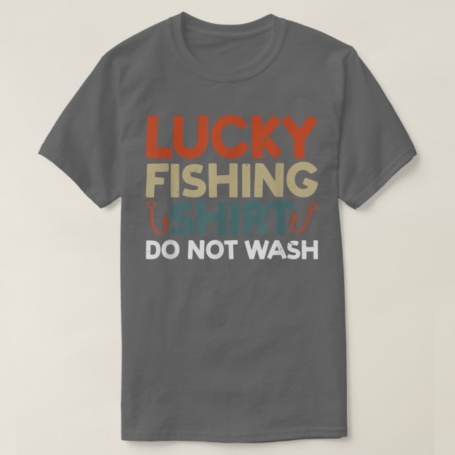 Camiseta A Pesca Sortuda Não Lava A Pesca (Frente do Design)