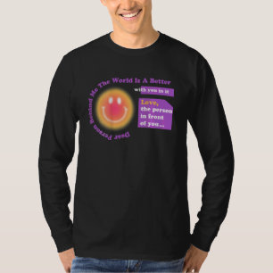 Camiseta A Pessoa Colorida Atrás De Mim É Um P Melhor