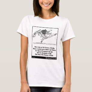 Camiseta A pessoa idosa de Edward Lear da quintilha jocosa