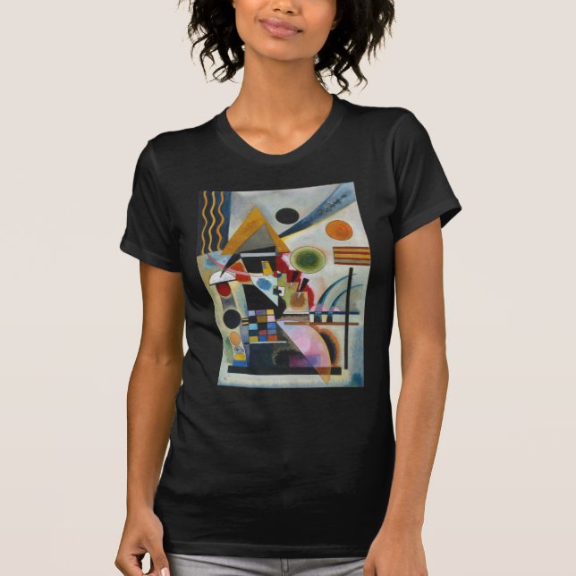 Camiseta A pintura Abstrato de Kandinsky (Frente)
