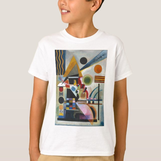 Camiseta A pintura Abstrato de Kandinsky (Frente)