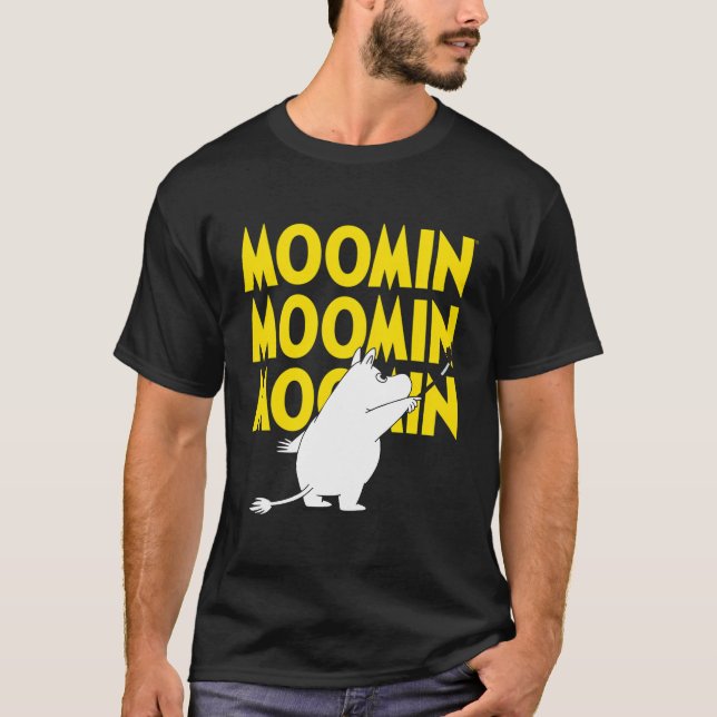 Camiseta A pintura da Moomin (Frente)