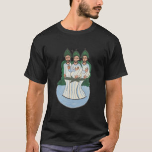 Camiseta A pintura de arte popular da Santa Trindade