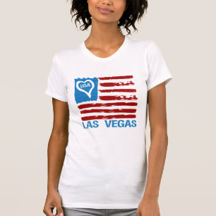 CAMISETA A PINTURA DE LAS VEGAS DO AMOR DOS EUA INSPIROU A