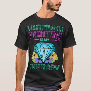 Camiseta A Pintura Diamond É A Minha Tinta De Pincel Trabal