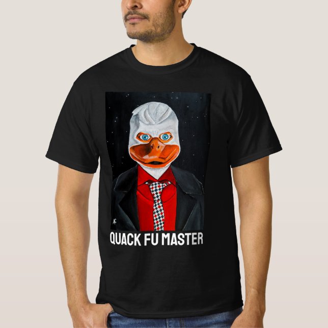 Camiseta A pintura do pato de Alfred Fox (Frente)