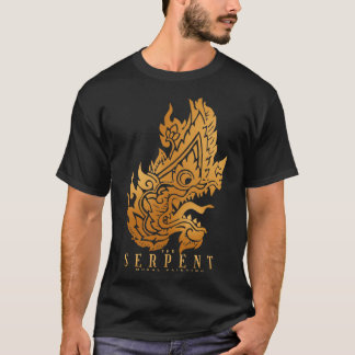 Camiseta A Pintura Mural da Serpente