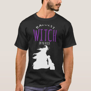Camiseta A pior bruxa do quarteirão - fantasia de halloween