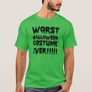 Camiseta A pior fantasia de Halloween de sempre