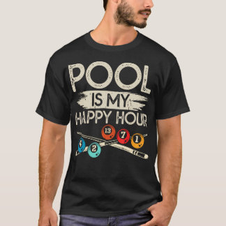 Camiseta A Piscina É Minha Hora Feliz