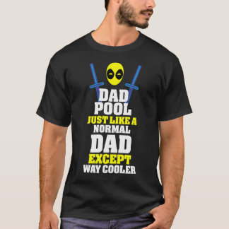 Camiseta A piscina inoperante Jusr como um pai normal