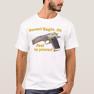 Camiseta a pistola de Eagle do deserto