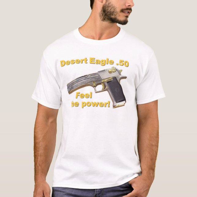 Camiseta a pistola de Eagle do deserto (Frente)