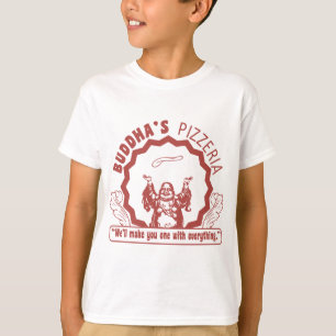 Camiseta A pizaria de Buddha