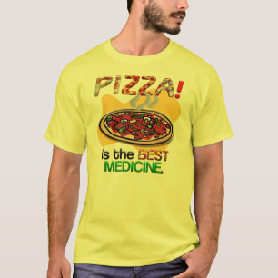 Camiseta A pizza é a melhor medicina