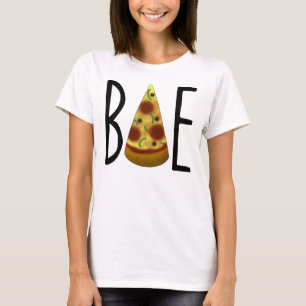 Camiseta A pizza é o t-shirt de Bae (com vegetarianos)