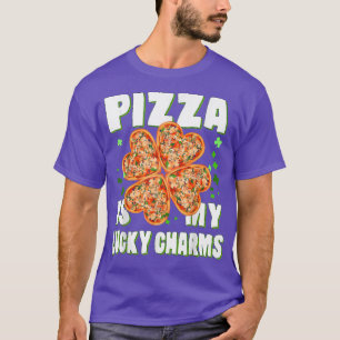 Camiseta A Pizza Engraçada É A Minha Sorte, Pizza St Patric
