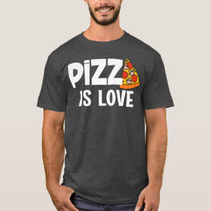 Camiseta A Pizza Engraçada é uma fatia de amor do céu